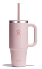 Hydro Flask 40 Oz Travel Tumbler with Handle, Lid and Straw - Insulated Stainless Steel in Sugarplum - 7DAY'S