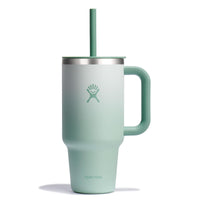 Hydro Flask 40 Oz Travel Tumbler with Handle, Lid and Straw - Insulated Stainless Steel in Sugarplum - 7DAY'S