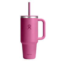 Hydro Flask 40 Oz Travel Tumbler with Handle, Lid and Straw - Insulated Stainless Steel in Sugarplum - 7DAY'S