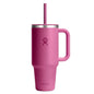 Hydro Flask 40 Oz Travel Tumbler with Handle, Lid and Straw - Insulated Stainless Steel in Sugarplum - 7DAY'S