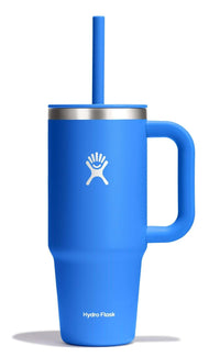 Hydro Flask 40 Oz Travel Tumbler with Handle, Lid and Straw - Insulated Stainless Steel in Sugarplum - 7DAY'S