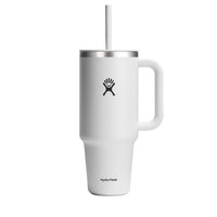 Hydro Flask 40 Oz Travel Tumbler with Handle, Lid and Straw - Insulated Stainless Steel in Sugarplum - 7DAY'S