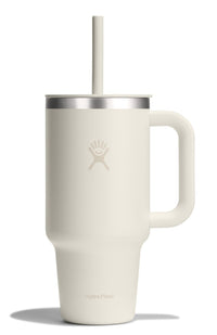 Hydro Flask 40 Oz Travel Tumbler with Handle, Lid and Straw - Insulated Stainless Steel in Sugarplum - 7DAY'S