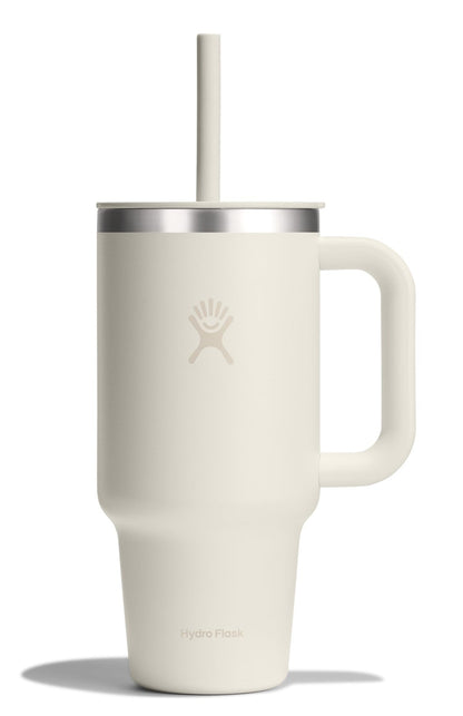 Hydro Flask 40 Oz Travel Tumbler with Handle, Lid and Straw - Insulated Stainless Steel in Sugarplum - 7DAY'S