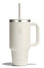 Hydro Flask 40 Oz Travel Tumbler with Handle, Lid and Straw - Insulated Stainless Steel in Sugarplum - 7DAY'S