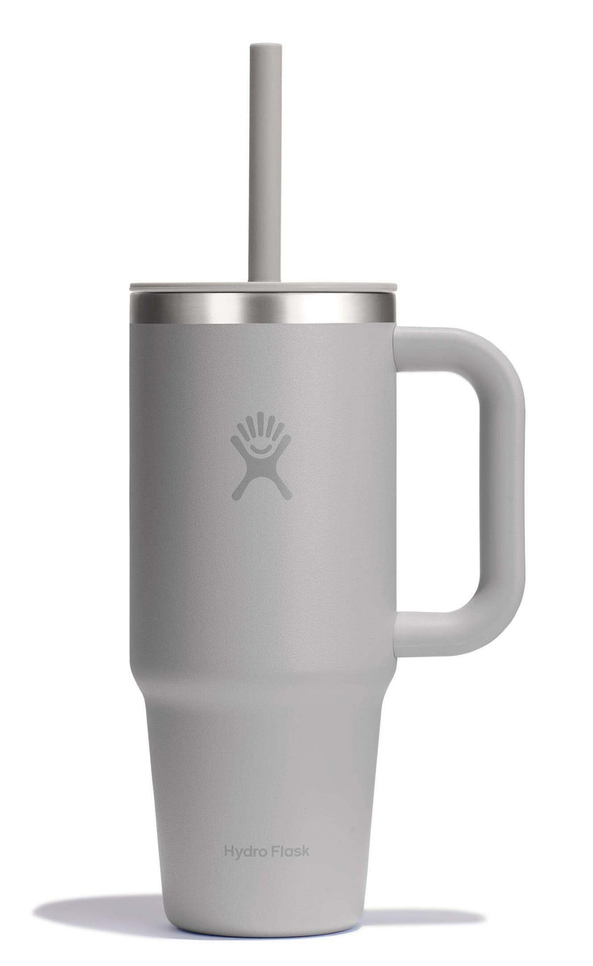Hydro Flask 40 Oz Travel Tumbler with Handle, Lid and Straw - Insulated Stainless Steel in Sugarplum - 7DAY'S