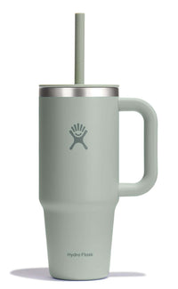 Hydro Flask 40 Oz Travel Tumbler with Handle, Lid and Straw - Insulated Stainless Steel in Sugarplum - 7DAY'S