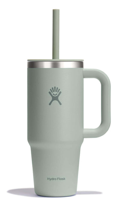 Hydro Flask 40 Oz Travel Tumbler with Handle, Lid and Straw - Insulated Stainless Steel in Sugarplum - 7DAY'S