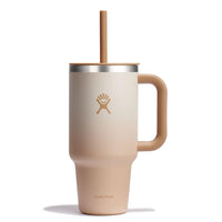 Hydro Flask 40 Oz Travel Tumbler with Handle, Lid and Straw - Insulated Stainless Steel in Sugarplum - 7DAY'S