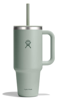 Hydro Flask 40 Oz Travel Tumbler with Handle, Lid and Straw - Insulated Stainless Steel in Sugarplum - 7DAY'S