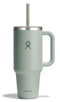 Hydro Flask 40 Oz Travel Tumbler with Handle, Lid and Straw - Insulated Stainless Steel in Sugarplum - 7DAY'S