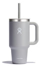 Hydro Flask 40 Oz Travel Tumbler with Handle, Lid and Straw - Insulated Stainless Steel in Sugarplum - 7DAY'S