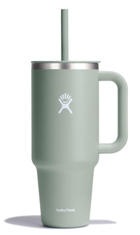 Hydro Flask 40 Oz Travel Tumbler with Handle, Lid and Straw - Insulated Stainless Steel in Sugarplum - 7DAY'S