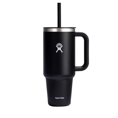 Hydro Flask 40 Oz Travel Tumbler with Handle, Lid and Straw - Insulated Stainless Steel in Sugarplum - 7DAY'S