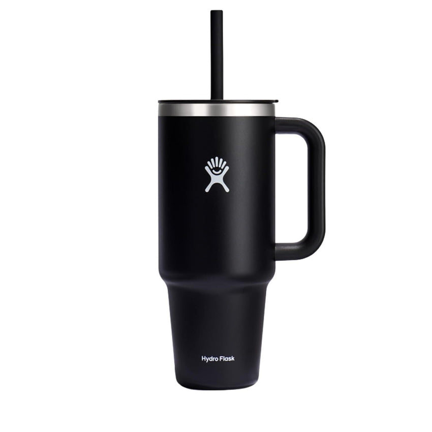 Hydro Flask 40 Oz Travel Tumbler with Handle, Lid and Straw - Insulated Stainless Steel in Sugarplum - 7DAY'S
