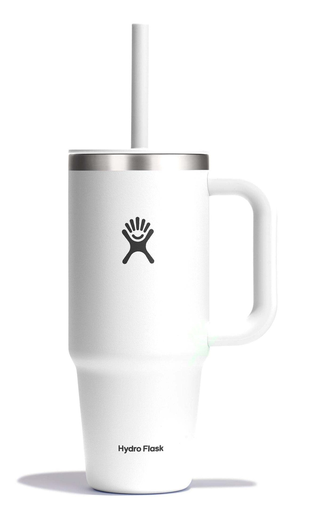 Hydro Flask 40 Oz Travel Tumbler with Handle, Lid and Straw - Insulated Stainless Steel in Sugarplum - 7DAY'S