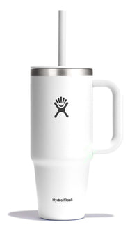 Hydro Flask 40 Oz Travel Tumbler with Handle, Lid and Straw - Insulated Stainless Steel in Sugarplum - 7DAY'S