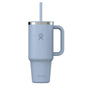 Hydro Flask 40 Oz Travel Tumbler with Handle, Lid and Straw - Insulated Stainless Steel in Sugarplum - 7DAY'S