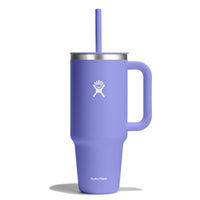 Hydro Flask 40 Oz Travel Tumbler with Handle, Lid and Straw - Insulated Stainless Steel in Sugarplum - 7DAY'S
