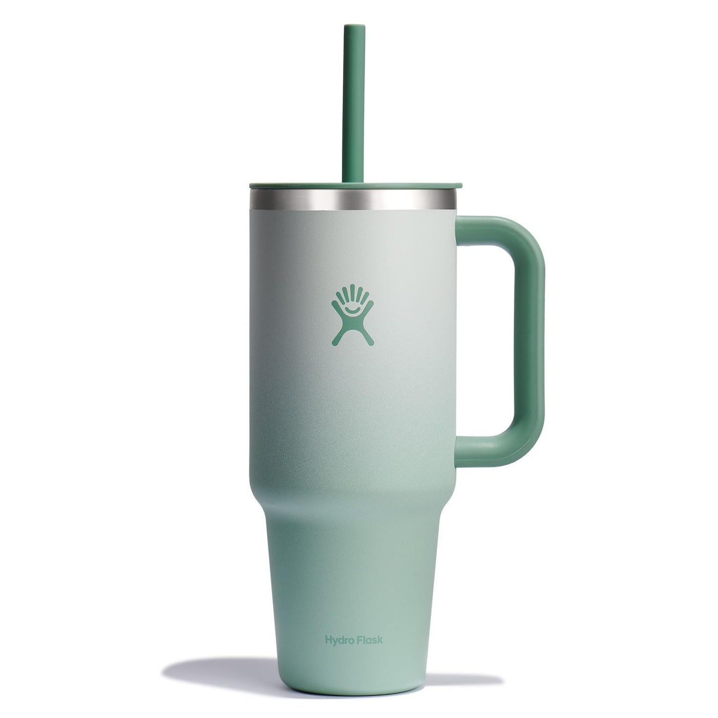 Hydro Flask 40 Oz Travel Tumbler with Handle, Lid and Straw - Insulated Stainless Steel in Sugarplum - 7DAY'S