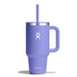 Hydro Flask 40 Oz Travel Tumbler with Handle, Lid and Straw - Insulated Stainless Steel in Sugarplum - 7DAY'S