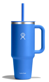Hydro Flask 40 Oz Travel Tumbler with Handle, Lid and Straw - Insulated Stainless Steel in Sugarplum - 7DAY'S