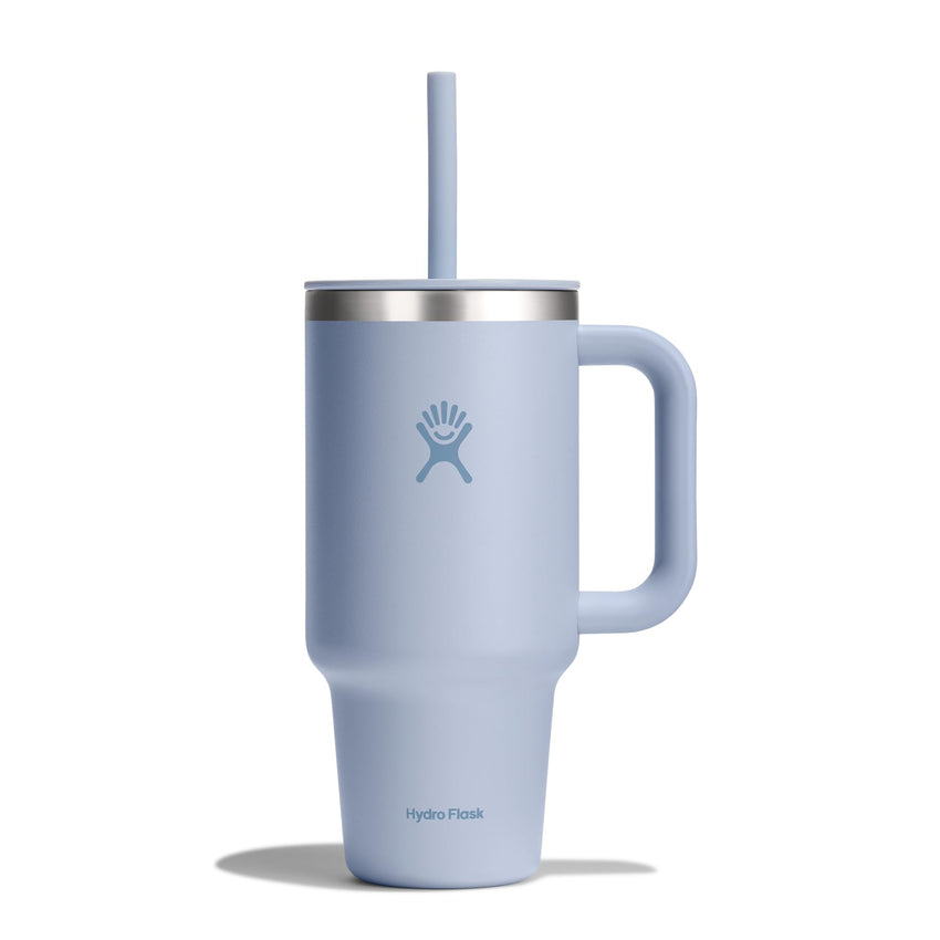 Hydro Flask 40 Oz Travel Tumbler with Handle, Lid and Straw - Insulated Stainless Steel in Sugarplum - 7DAY'S