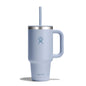 Hydro Flask 40 Oz Travel Tumbler with Handle, Lid and Straw - Insulated Stainless Steel in Sugarplum - 7DAY'S