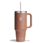 Hydro Flask 40 Oz Travel Tumbler with Handle, Lid and Straw - Insulated Stainless Steel in Sugarplum - 7DAY'S