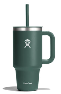 Hydro Flask 40 Oz Travel Tumbler with Handle, Lid and Straw - Insulated Stainless Steel in Sugarplum - 7DAY'S