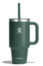 Hydro Flask 40 Oz Travel Tumbler with Handle, Lid and Straw - Insulated Stainless Steel in Sugarplum - 7DAY'S