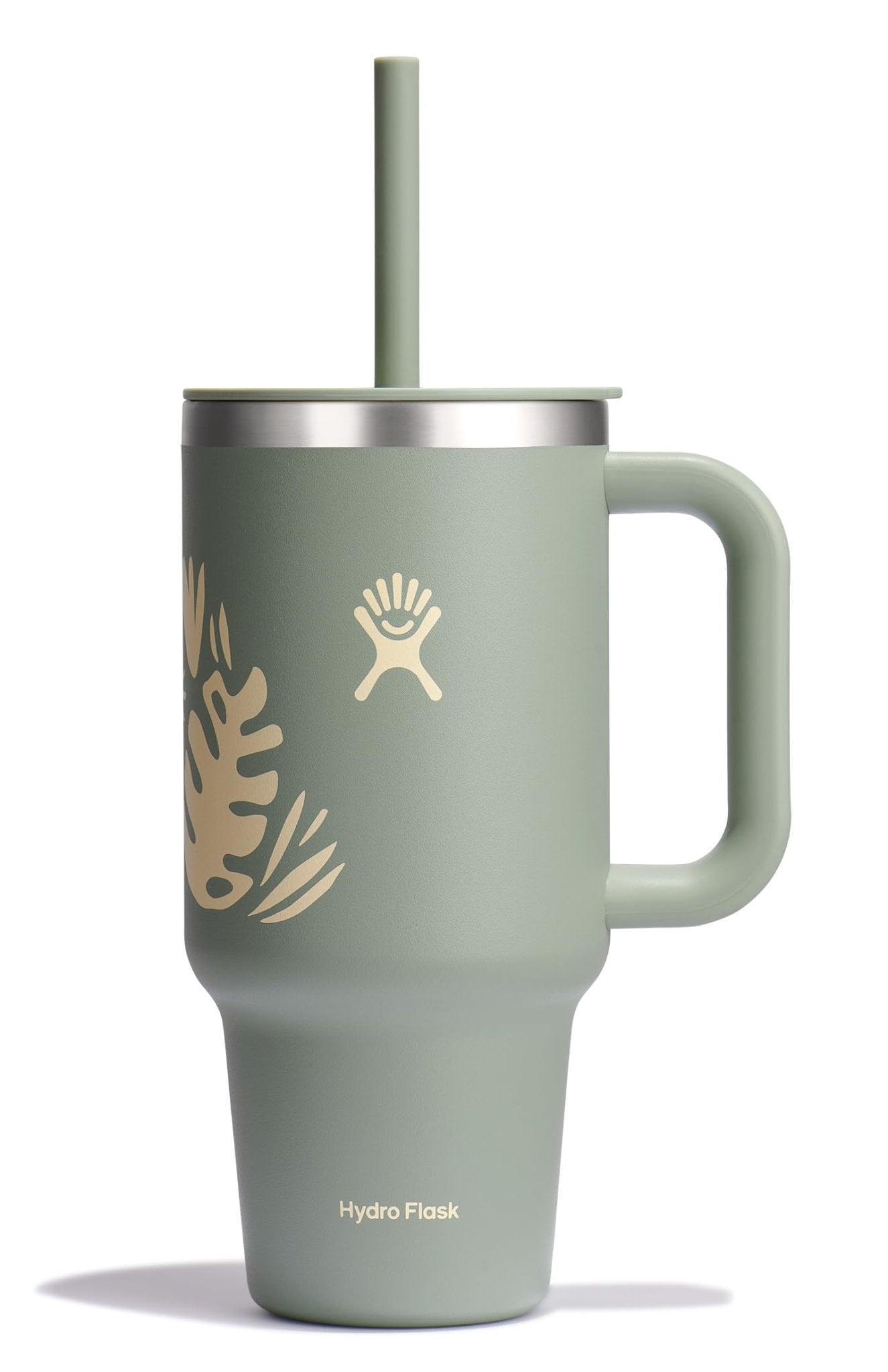 Hydro Flask 40 Oz Travel Tumbler with Handle, Lid and Straw - Insulated Stainless Steel in Sugarplum - 7DAY'S