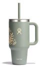 Hydro Flask 40 Oz Travel Tumbler with Handle, Lid and Straw - Insulated Stainless Steel in Sugarplum - 7DAY'S