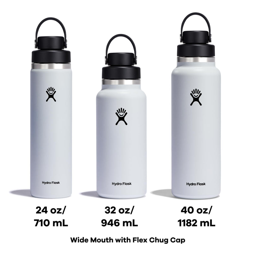 Hydro Flask 40 Oz Wide Flex Chug Cap Tonal Trillium - 7DAY'S