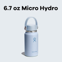 Hydro Flask Micro Bottle - Insulated Mini Leak Proof Flask for Purse or Pocket in 6.7 Oz Surf Blue - 7DAY'S
