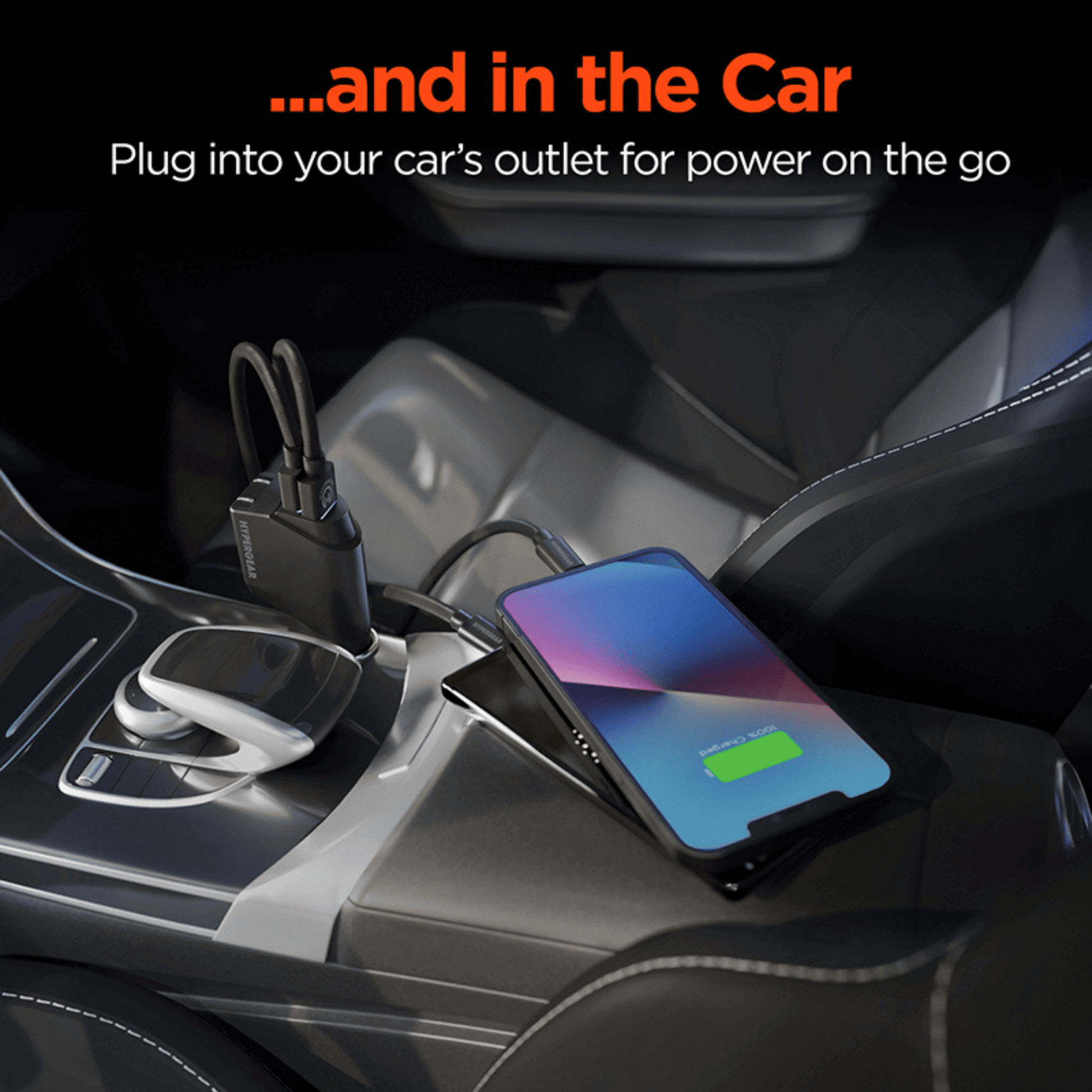 HyperGear Hybrid 2.1A Dual USB Car/Wall Charger - 7DAY'S