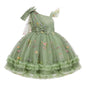 IBTOM CASTLE Girls Birthday Party Dress Heart Glitters Tulle Princess Dress Toddler Flower Girl Wedding Prom Pageant Dress - 7DAY'S