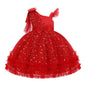 IBTOM CASTLE Girls Birthday Party Dress Heart Glitters Tulle Princess Dress Toddler Flower Girl Wedding Prom Pageant Dress - 7DAY'S