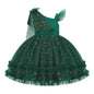 IBTOM CASTLE Girls Birthday Party Dress Heart Glitters Tulle Princess Dress Toddler Flower Girl Wedding Prom Pageant Dress - 7DAY'S