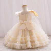IBTOM CASTLE Girls Birthday Party Dress Heart Glitters Tulle Princess Dress Toddler Flower Girl Wedding Prom Pageant Dress - 7DAY'S
