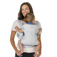 Infantino Flip 4 - in - 1 Convertible Baby Carrier, Adjustable, Ergonomic Babywearing, Registry Essential, Baby Carrier for Newborn to Toddler, Gray - 7DAY'S