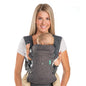 Infantino Flip 4 - in - 1 Convertible Baby Carrier, Adjustable, Ergonomic Babywearing, Registry Essential, Baby Carrier for Newborn to Toddler, Gray - 7DAY'S