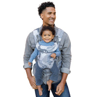 Infantino Flip 4 - in - 1 Convertible Baby Carrier, Adjustable, Ergonomic Babywearing, Registry Essential, Baby Carrier for Newborn to Toddler, Gray - 7DAY'S