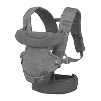 Infantino Flip 4 - in - 1 Convertible Baby Carrier, Adjustable, Ergonomic Babywearing, Registry Essential, Baby Carrier for Newborn to Toddler, Gray - 7DAY'S