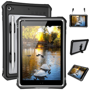 iPad mini 5 Case - Waterproof iPad mini 5/iPad mini 4 Full Body Bumper Case with Built in Screen Protector Drop Proof Anti Scratch Anti Shock Red Case Cover for iPad mini 5th/4th Generation 7.9"