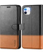 iPhone 11, [RFID Blocking] Card Slots Stand Magnetic Closure, Protective PU Leather [Shockproof TPU Interior Case] Flip Cover Compatible with iPhone 11 (2019 6.1 inch), Black - 7DAY'S