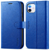 iPhone 11, [RFID Blocking] Card Slots Stand Magnetic Closure, Protective PU Leather [Shockproof TPU Interior Case] Flip Cover Compatible with iPhone 11 (2019 6.1 inch), Black - 7DAY'S
