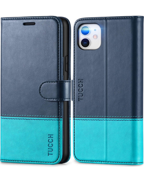 iPhone 11, [RFID Blocking] Card Slots Stand Magnetic Closure, Protective PU Leather [Shockproof TPU Interior Case] Flip Cover Compatible with iPhone 11 (2019 6.1 inch), Black - 7DAY'S