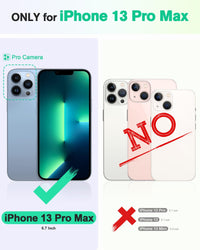 iPhone 13 Pro Max, RFID Blocking, 4 Card Slots, Stand Shockproof TPU Interior Shell, PU Leather Magnetic Flip Cover, Black - 7DAY'S