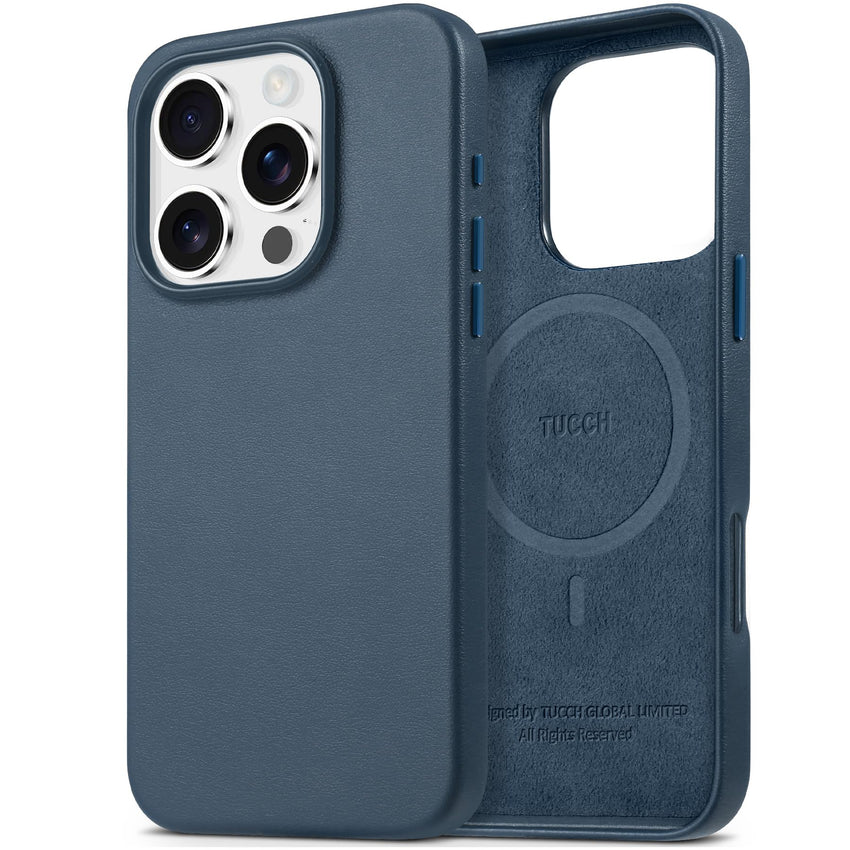 iPhone 16 Pro Max, Magnetic Slim Case [Wireless Charging] Shockproof Anti - Slip Protective Phone Cover[Anti - Fingerprint] Compatible with iPhone 16 Pro Max 6.9", Raspberry Red - 7DAY'S